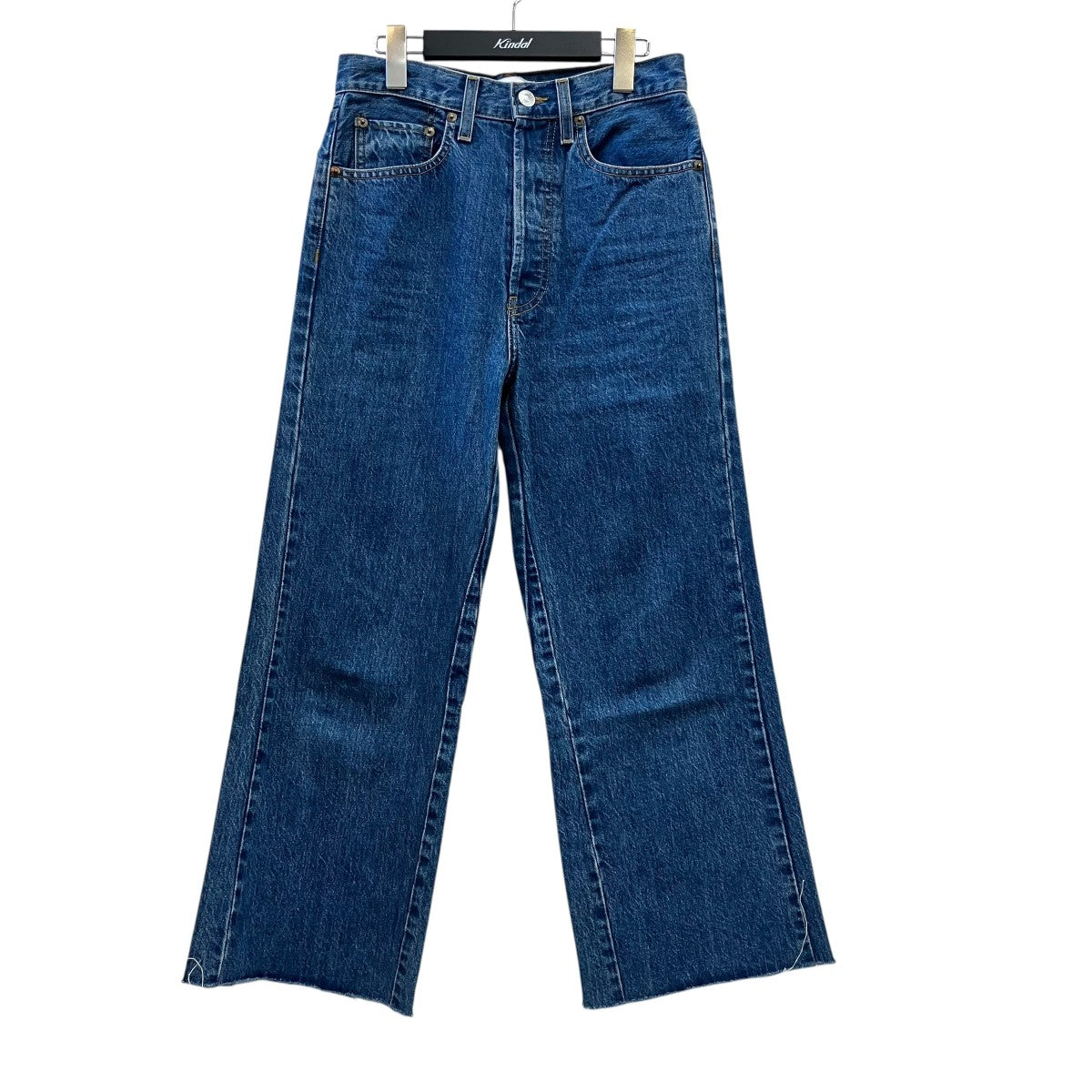 RE／DONE カットオフデニムデニムパンツL180RDJN403 古着・中古-1枚目のアイテム画像
