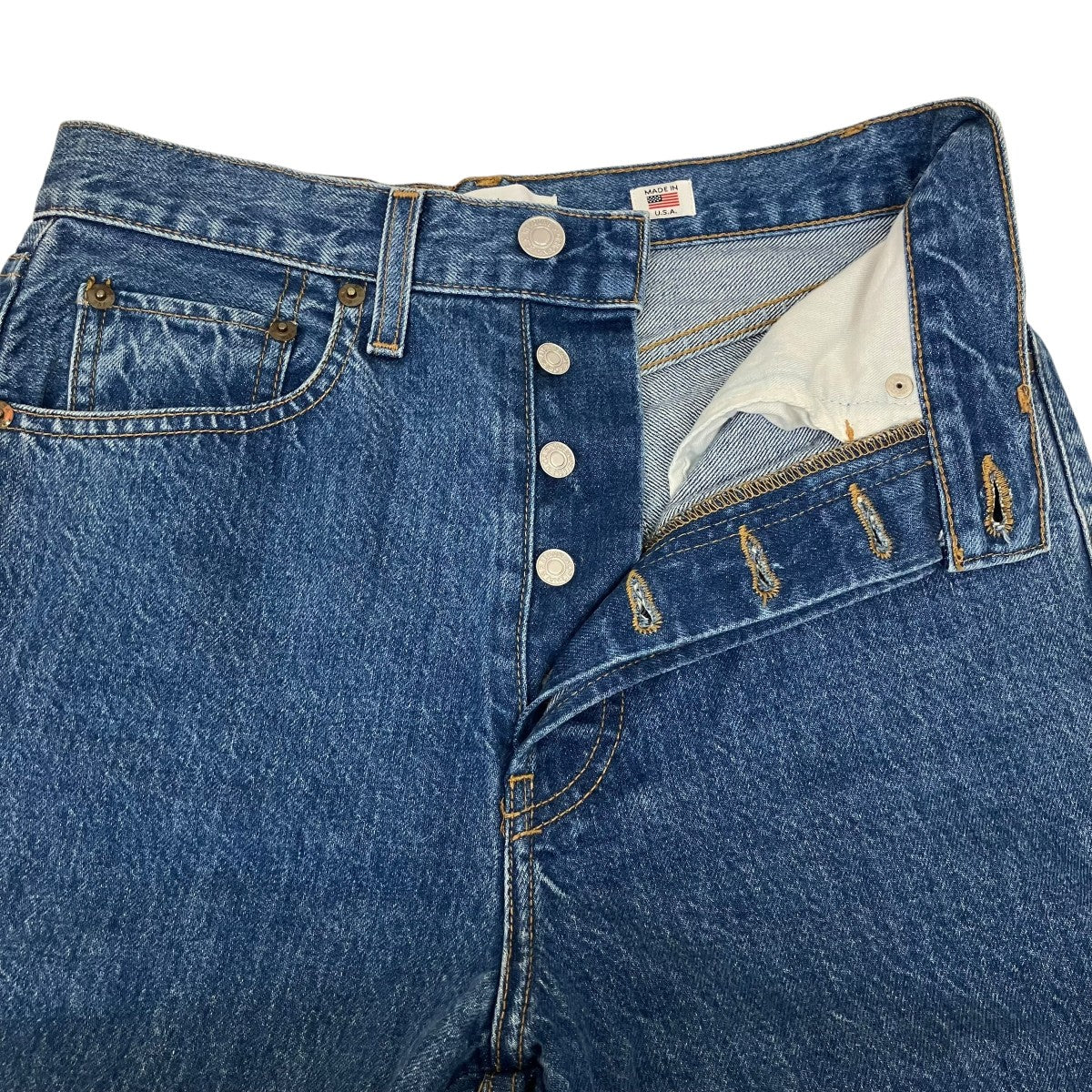 RE／DONE カットオフデニムデニムパンツL180RDJN403 古着・中古-3枚目のアイテム画像