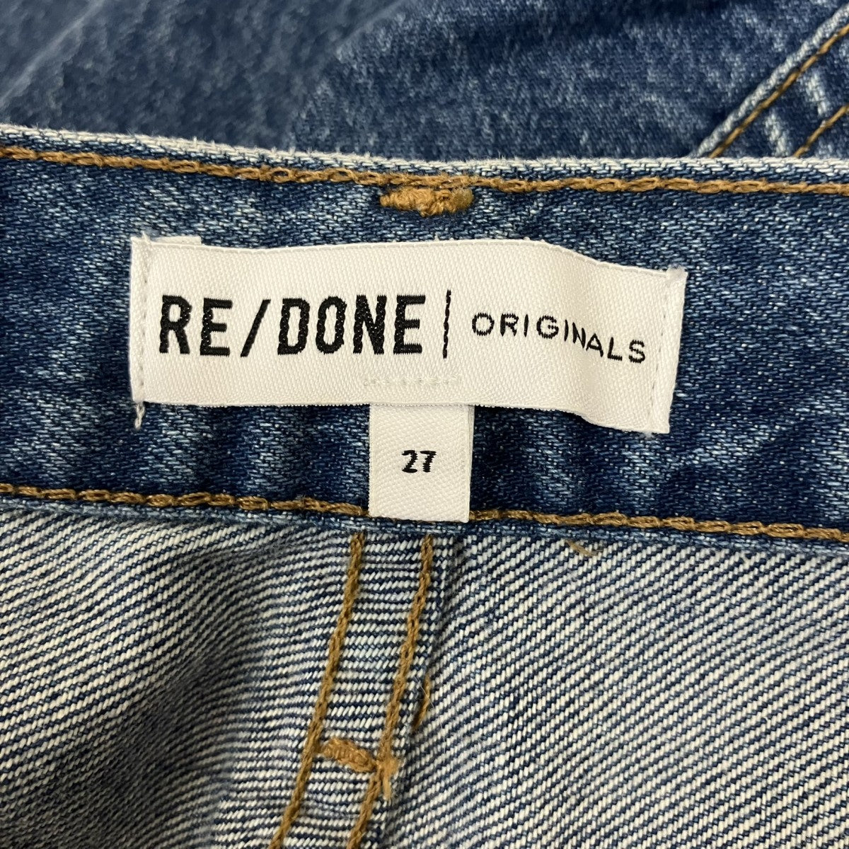 RE／DONE カットオフデニムデニムパンツL180RDJN403 古着・中古-7枚目のアイテム画像