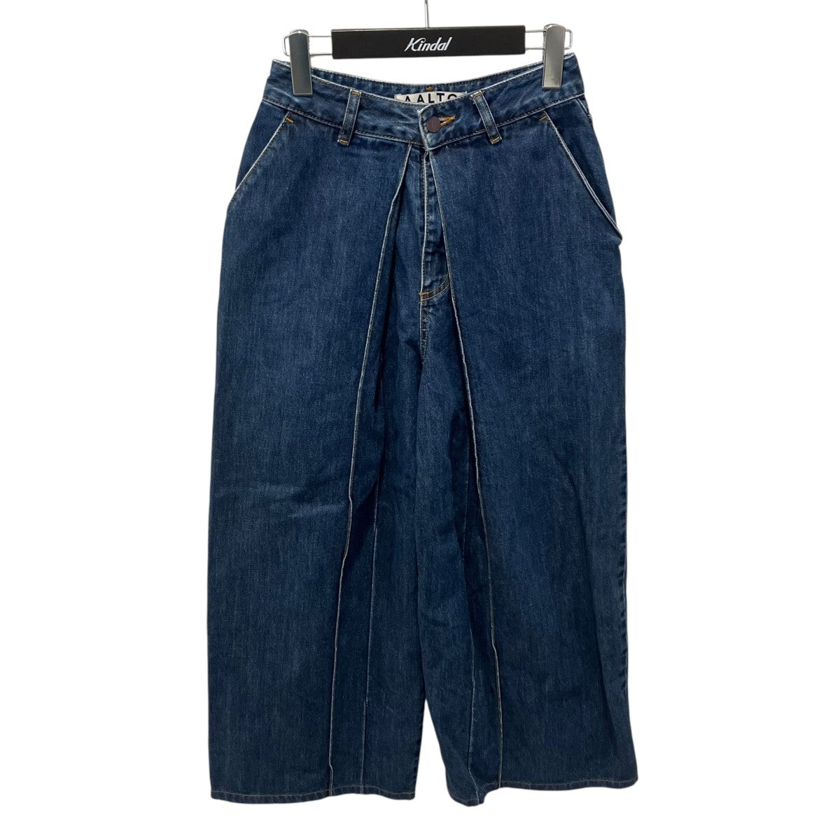 AALTO Classical Front Pleat Denimデニムパンツ 古着・中古-1枚目のアイテム画像
