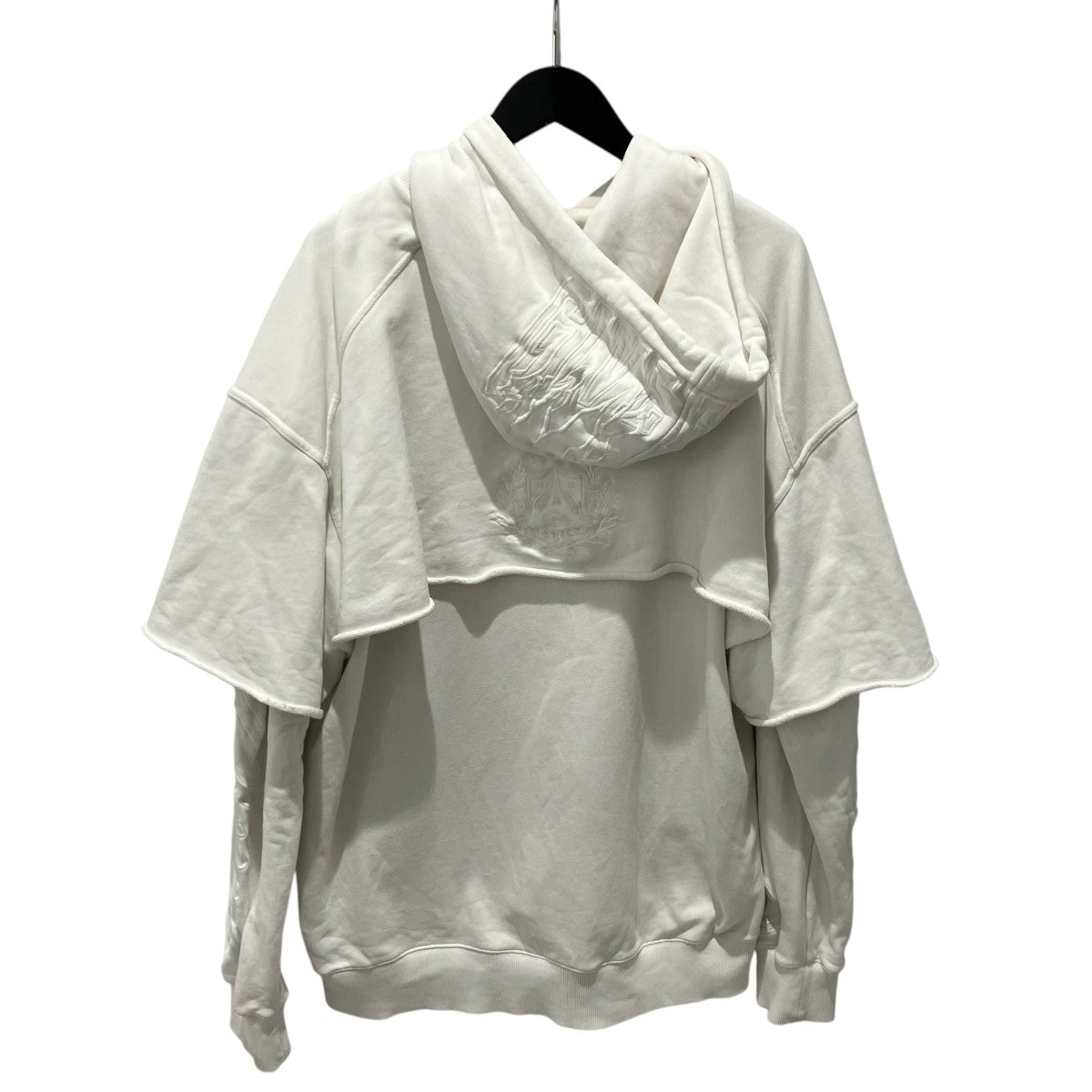 GIVENCHY ロゴワッペンレイヤードパーカーBMJ0KV3YEA 古着・中古-2枚目のアイテム画像