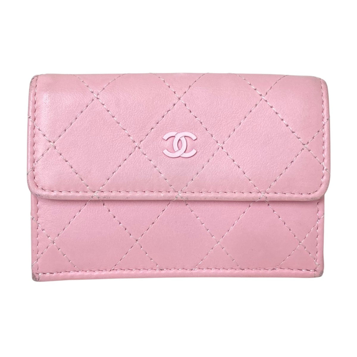 CHANEL マトラッセココマークスモールウォレット 古着・中古-1枚目のアイテム画像