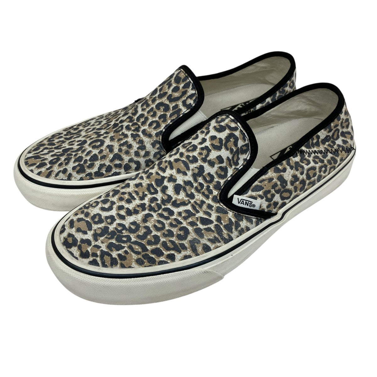 VANS ロンハーマン別注レオパードスリッポン500714 古着・中古-1枚目のアイテム画像