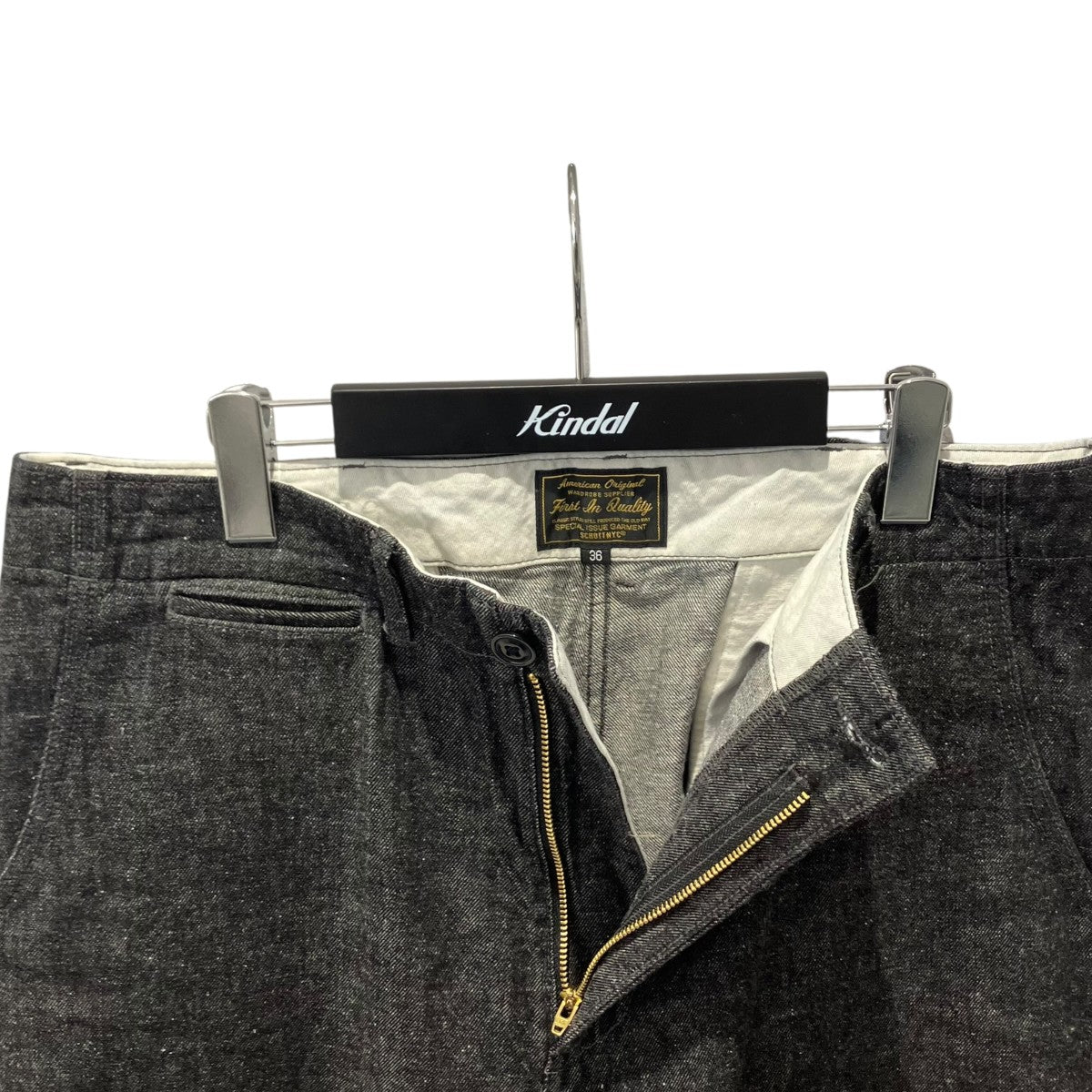Schott KERSEY TROUSERSコットンパンツ782-6110001 古着・中古-3枚目のアイテム画像