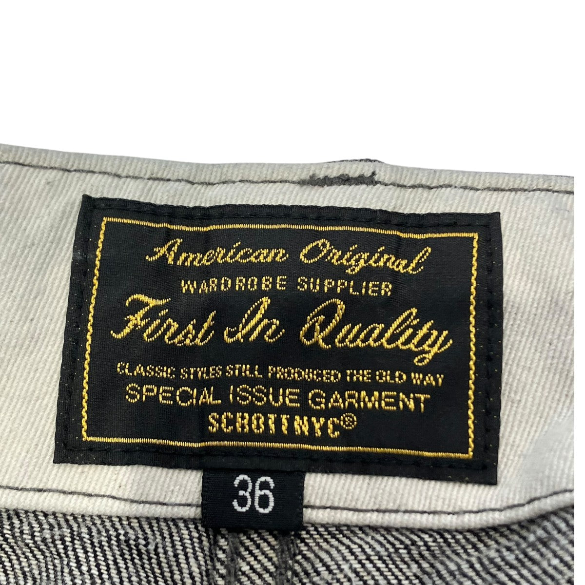Schott KERSEY TROUSERSコットンパンツ782-6110001 古着・中古-6枚目のアイテム画像