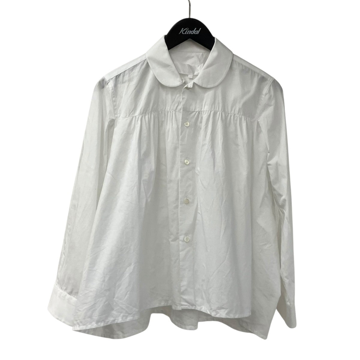 TAO COMME des GARCONS TZ-B007 綿ブロードブラウス ラウンドカラーブラウス 古着・中古-1枚目のアイテム画像