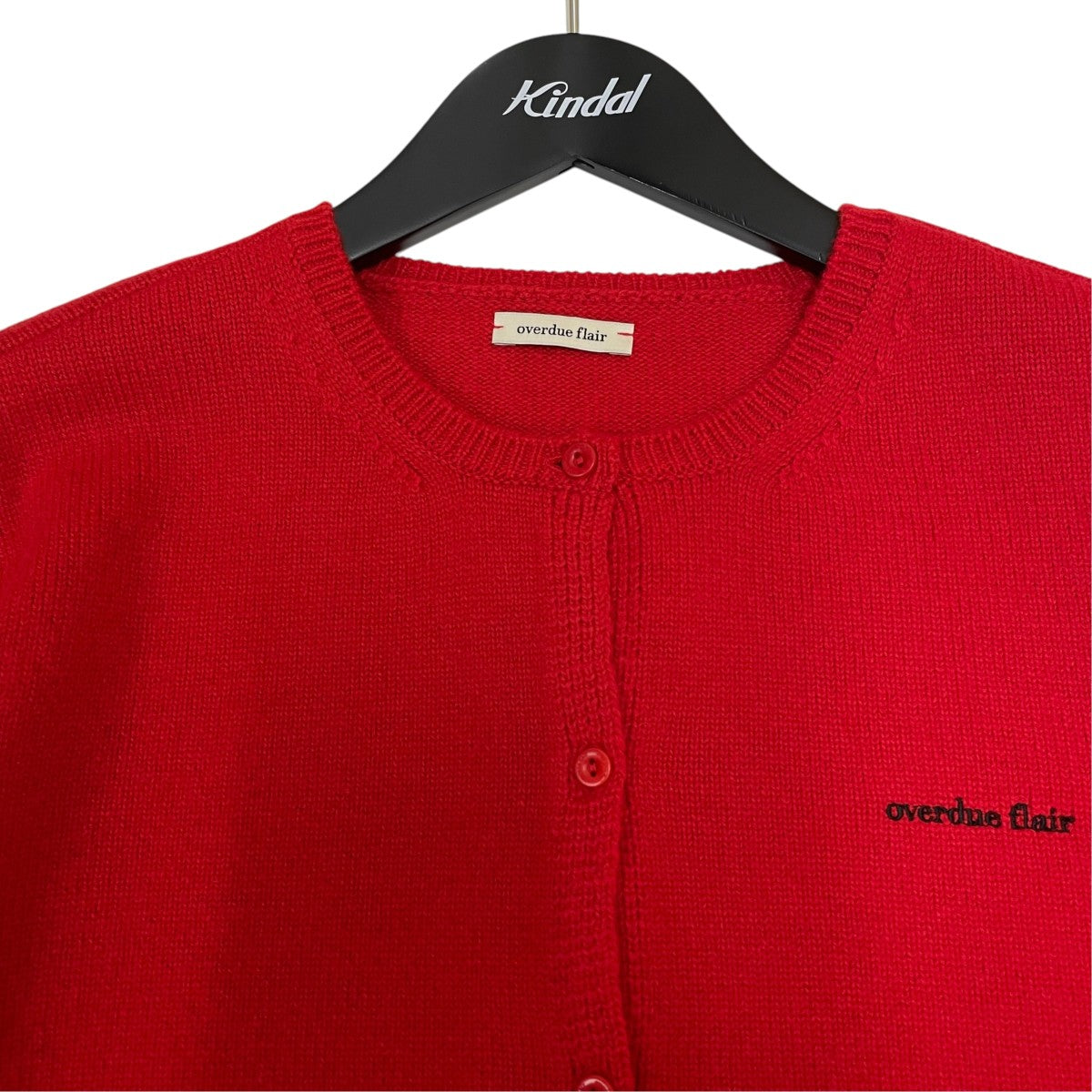 OVERDUE WOOL CARDIGANニットカーディガン
