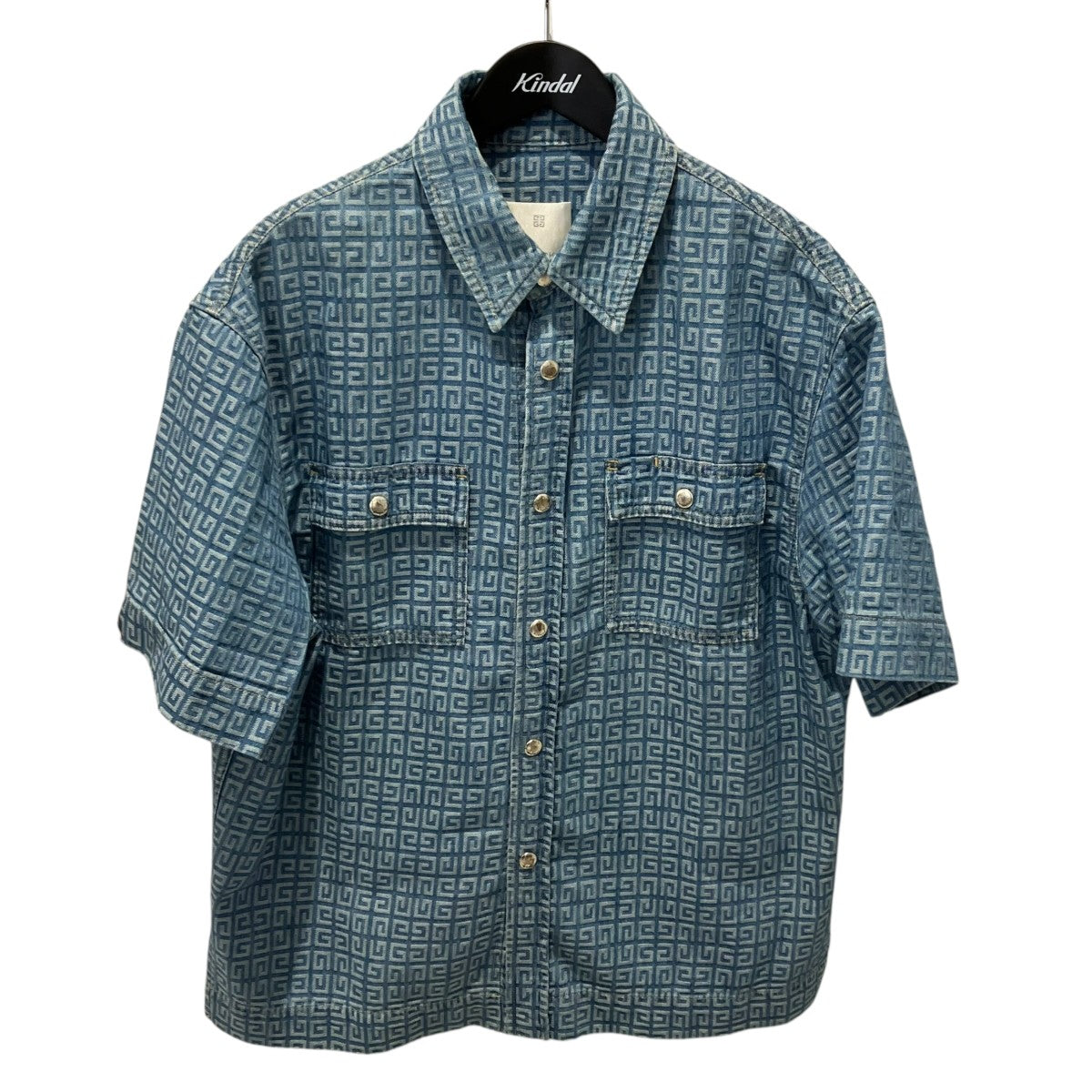 GIVENCHY 半袖デニムシャツBM60WZ50P9 古着・中古-1枚目のアイテム画像