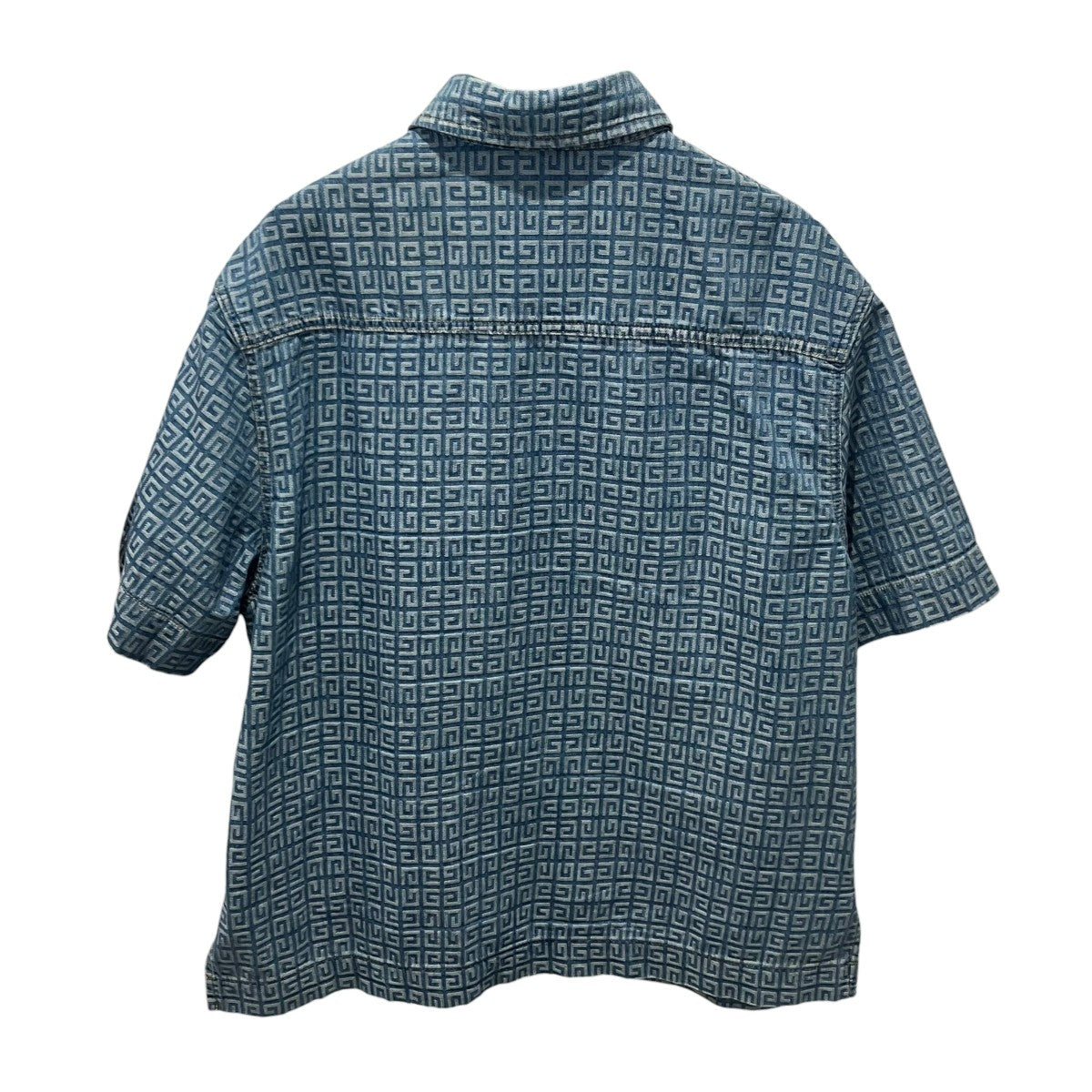 GIVENCHY 半袖デニムシャツBM60WZ50P9 古着・中古-2枚目のアイテム画像