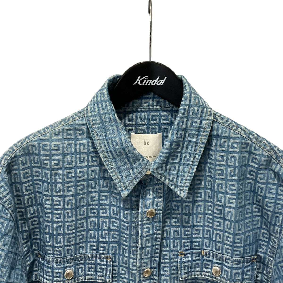 GIVENCHY 半袖デニムシャツBM60WZ50P9 古着・中古-3枚目のアイテム画像