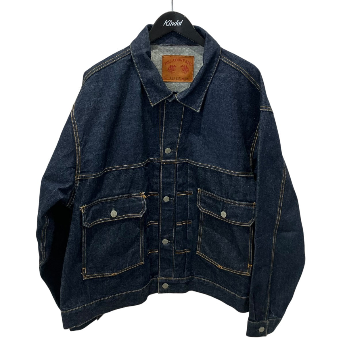 FULLCOUNT×A LEATHER ×A LeatherデニムジャケットALN21F1 古着・中古-1枚目のアイテム画像