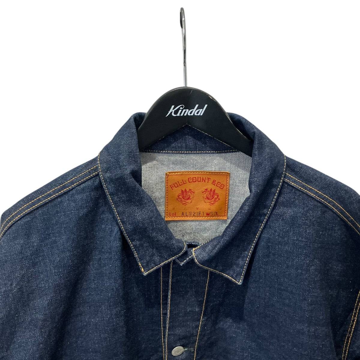 FULLCOUNT×A LEATHER ×A LeatherデニムジャケットALN21F1 古着・中古-3枚目のアイテム画像