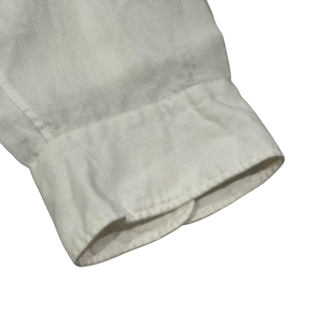 Graphpaper 長袖シャツGM222-50008 Linen L/S Oversized Band Collar Shirt 古着・中古-4枚目のアイテム画像