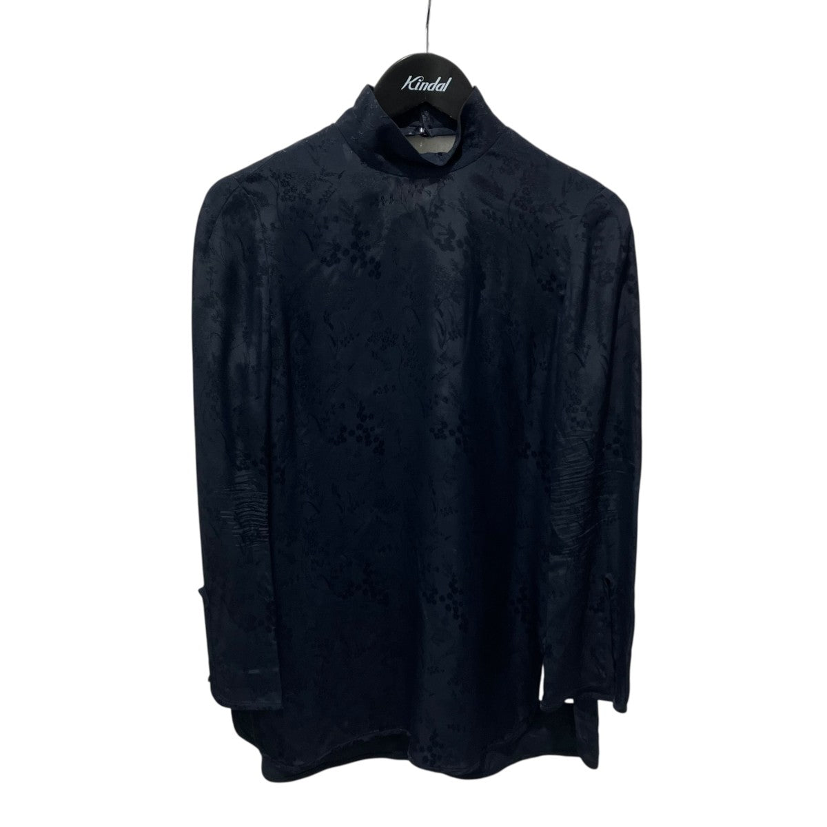 mame kurogouchi Floral Jacquard High Neck Blouse長袖ブラウスMM24FW-SH511 古着・中古-1枚目のアイテム画像