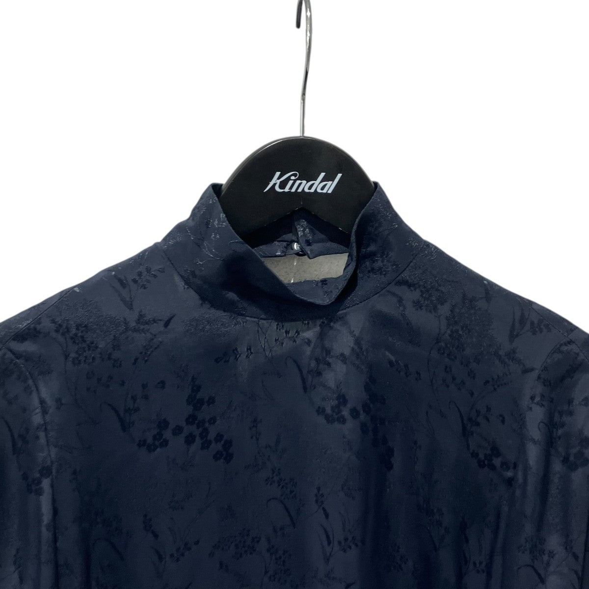 mame kurogouchi Floral Jacquard High Neck Blouse長袖ブラウスMM24FW-SH511 古着・中古-3枚目のアイテム画像
