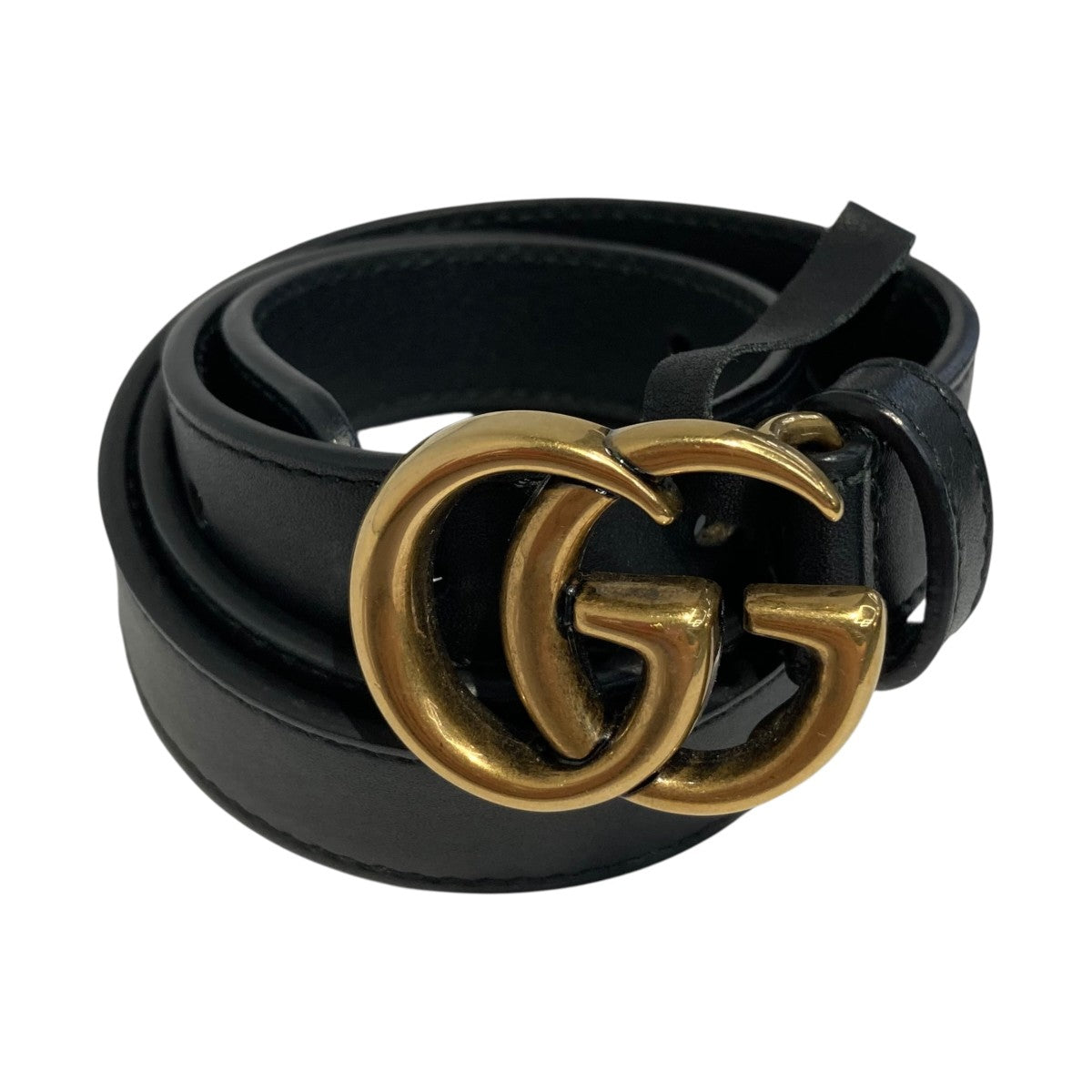 GUCCI ダブルG スリムベルト409417 AP00T 古着・中古-1枚目のアイテム画像