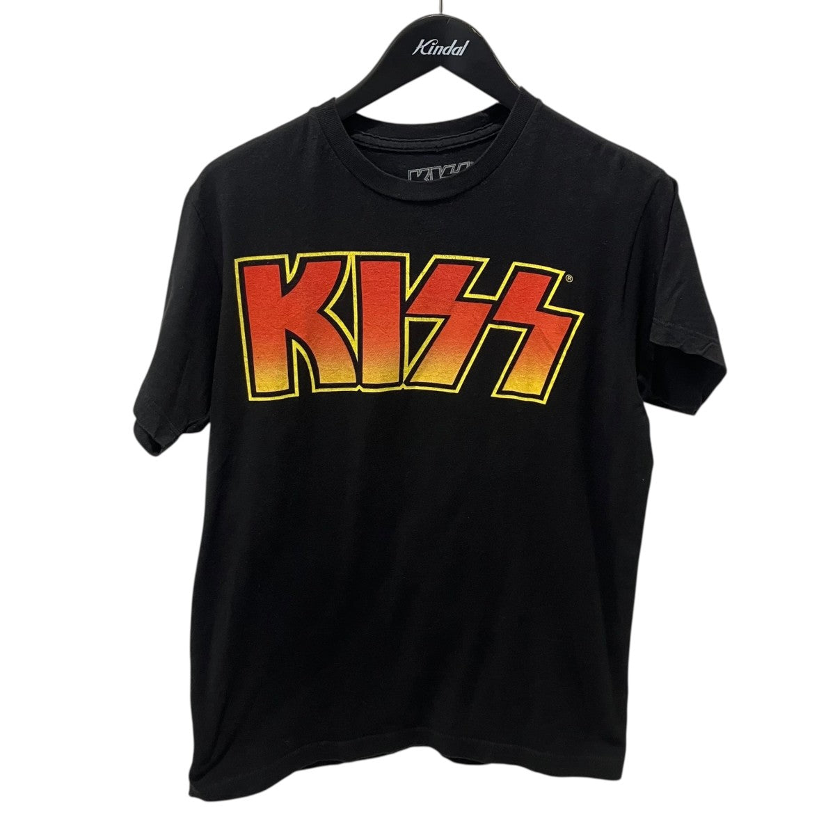 KISS フロントロゴプリントバンドTシャツ 古着・中古-1枚目のアイテム画像