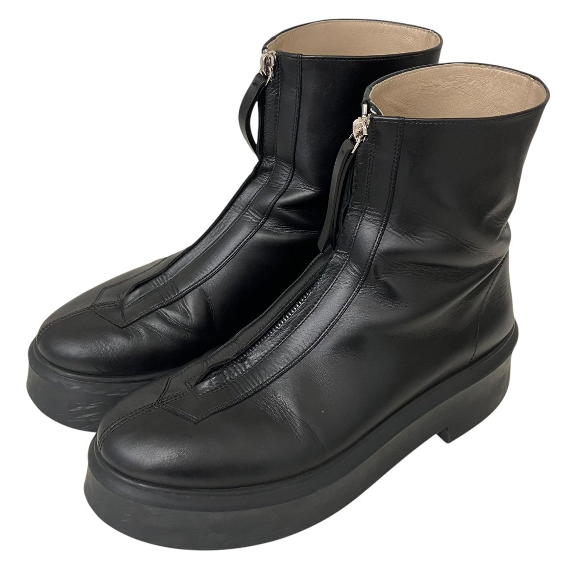 THE ROW ZIPPED BOOTIブーツ18442 古着・中古-1枚目のアイテム画像