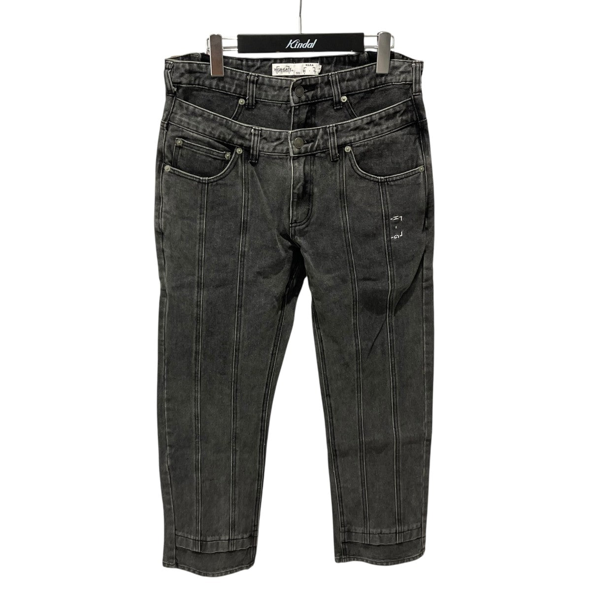 HIGH-GATE 19SSdocking two is one denim pantsデニムパンツ21HG-19SS 古着・中古-1枚目のアイテム画像