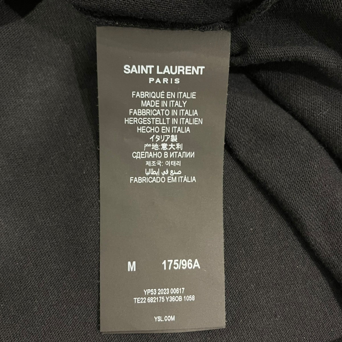 Saint Laurent Paris Tシャツ682175 古着・中古-5枚目のアイテム画像