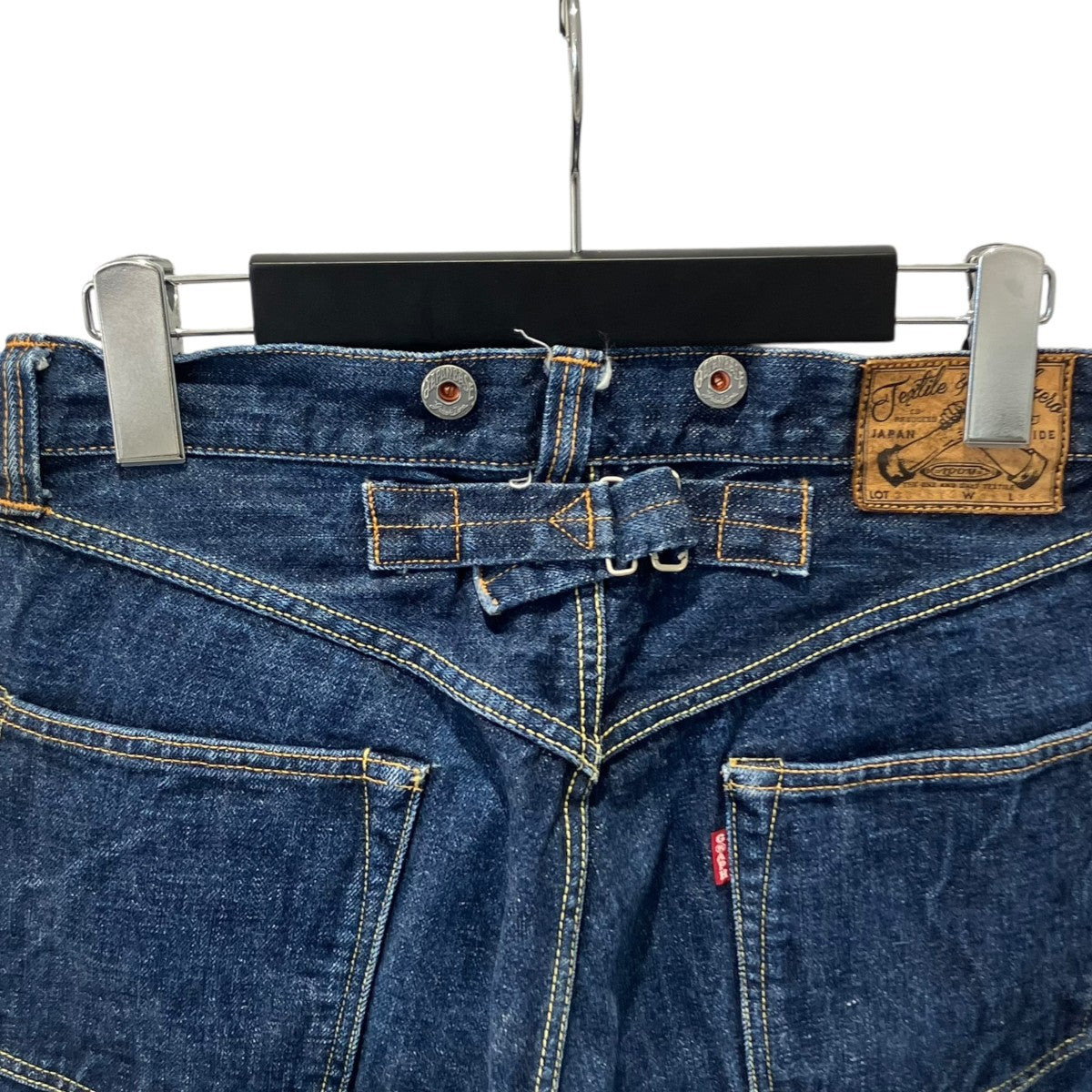 シンチバックデニムデニムパンツ