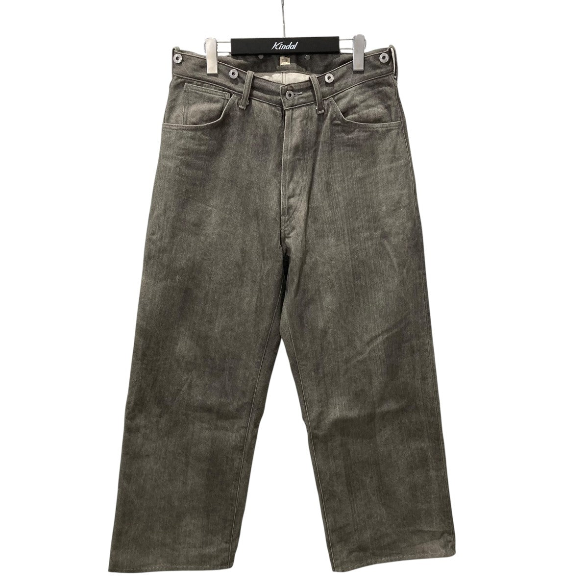 T．T 25AWBUCKLE-BACKED TROUSERS HAND DRAWN SUMIデニムパンツLot.209 古着・中古-1枚目のアイテム画像