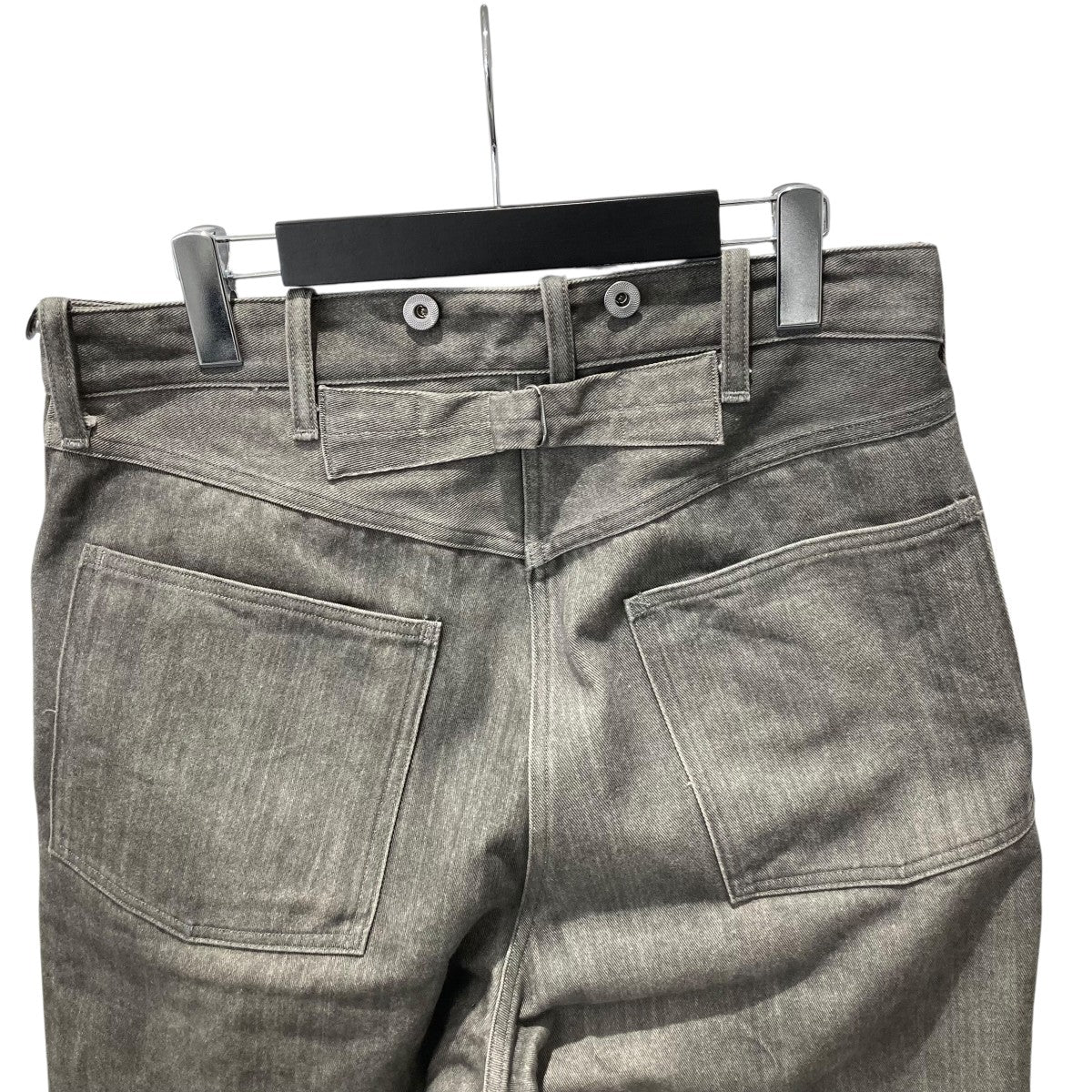 T．T 25AWBUCKLE-BACKED TROUSERS HAND DRAWN SUMIデニムパンツLot.209 古着・中古-4枚目のアイテム画像