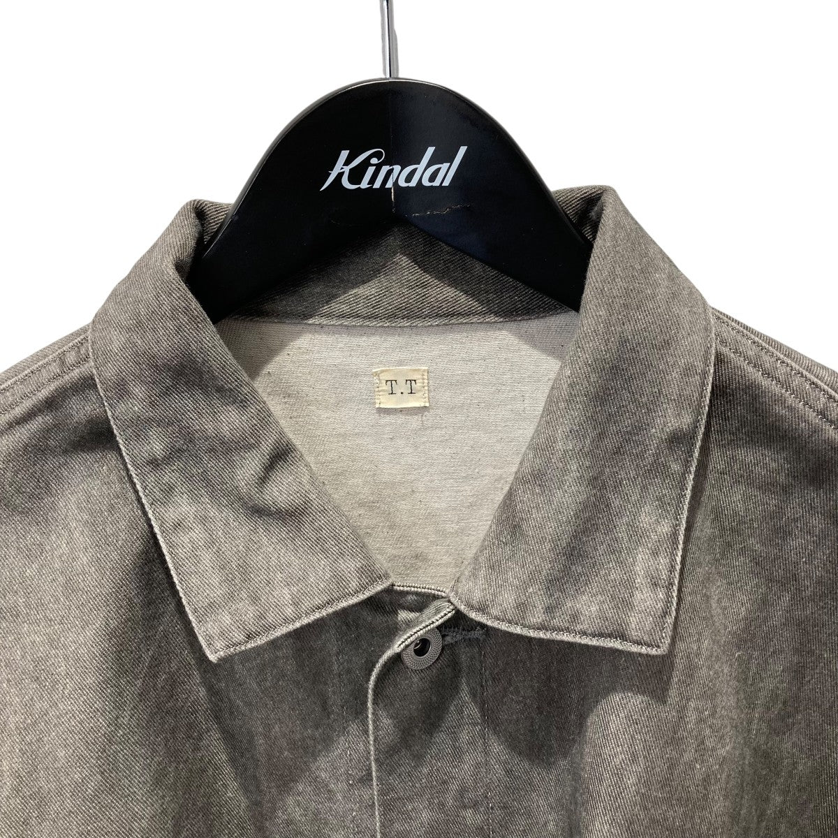 T．T 25AWCOVERALL JACKET HAND DRAWN SUMIカバーオールLot.303 古着・中古-3枚目のアイテム画像