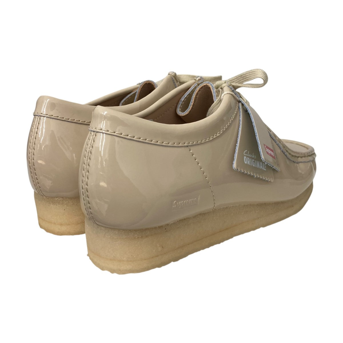 CLARKS×Supreme 25SSPATENT LEATHER WALLABEEパテント ワラビー61713196 古着・中古-2枚目のアイテム画像