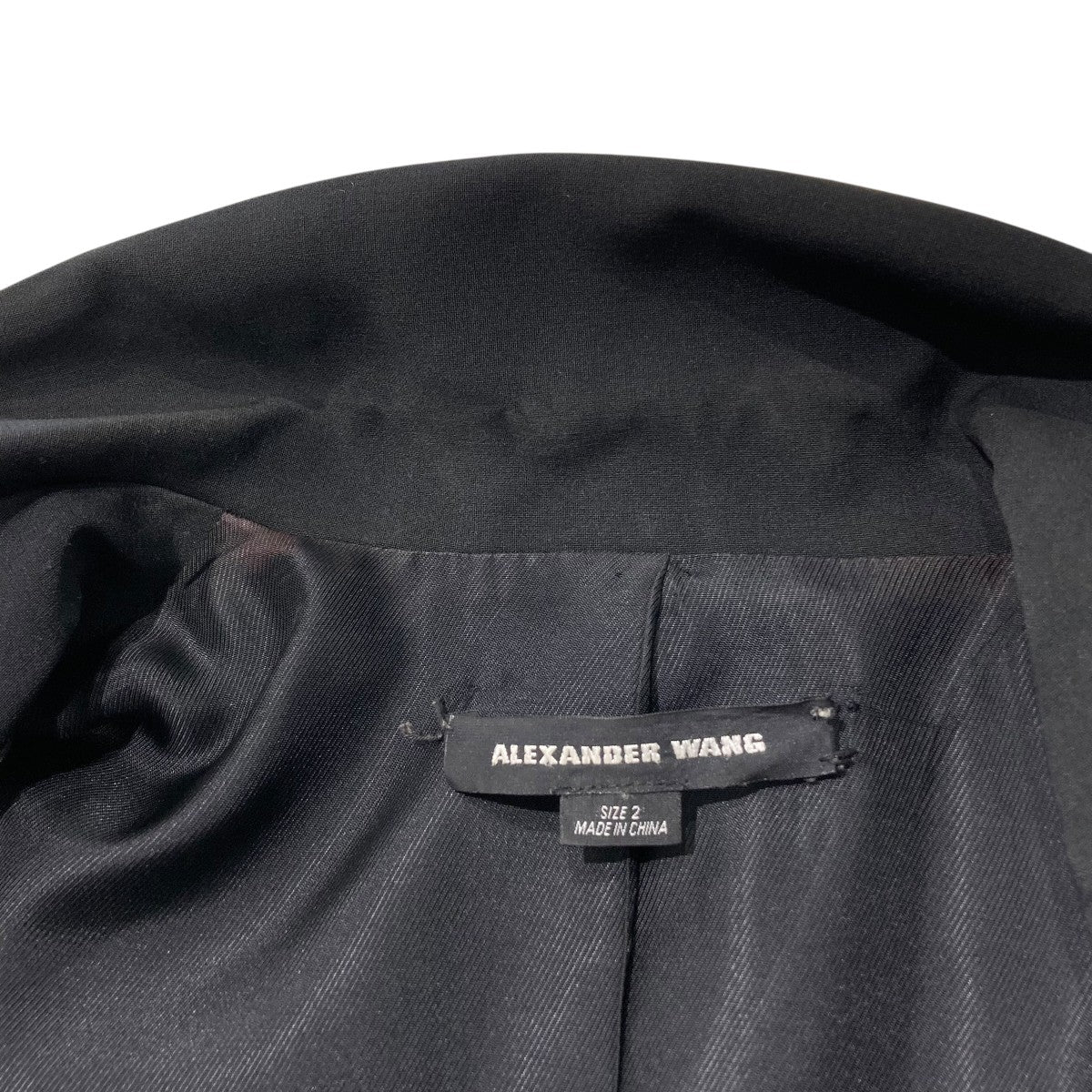 00's Alexander Wang テーラードジャケット　アーカイブ　y2k ALEXANDER WANG(アレキサンダーワン) テーラードジャケット ブラック