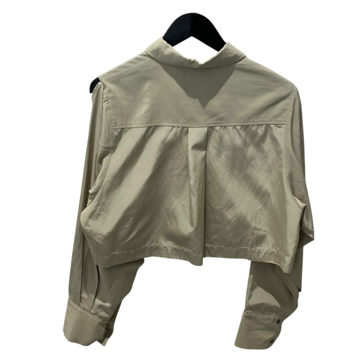 LE CIEL BLEU 24SSSlit Sleeves Cropped Shirt長袖シャツ26S63203 古着・中古-2枚目のアイテム画像