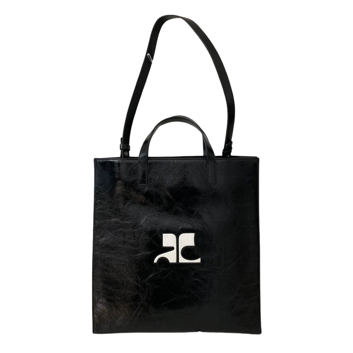 courreges レザー2WAYショルダーバッグ 古着・中古-1枚目のアイテム画像
