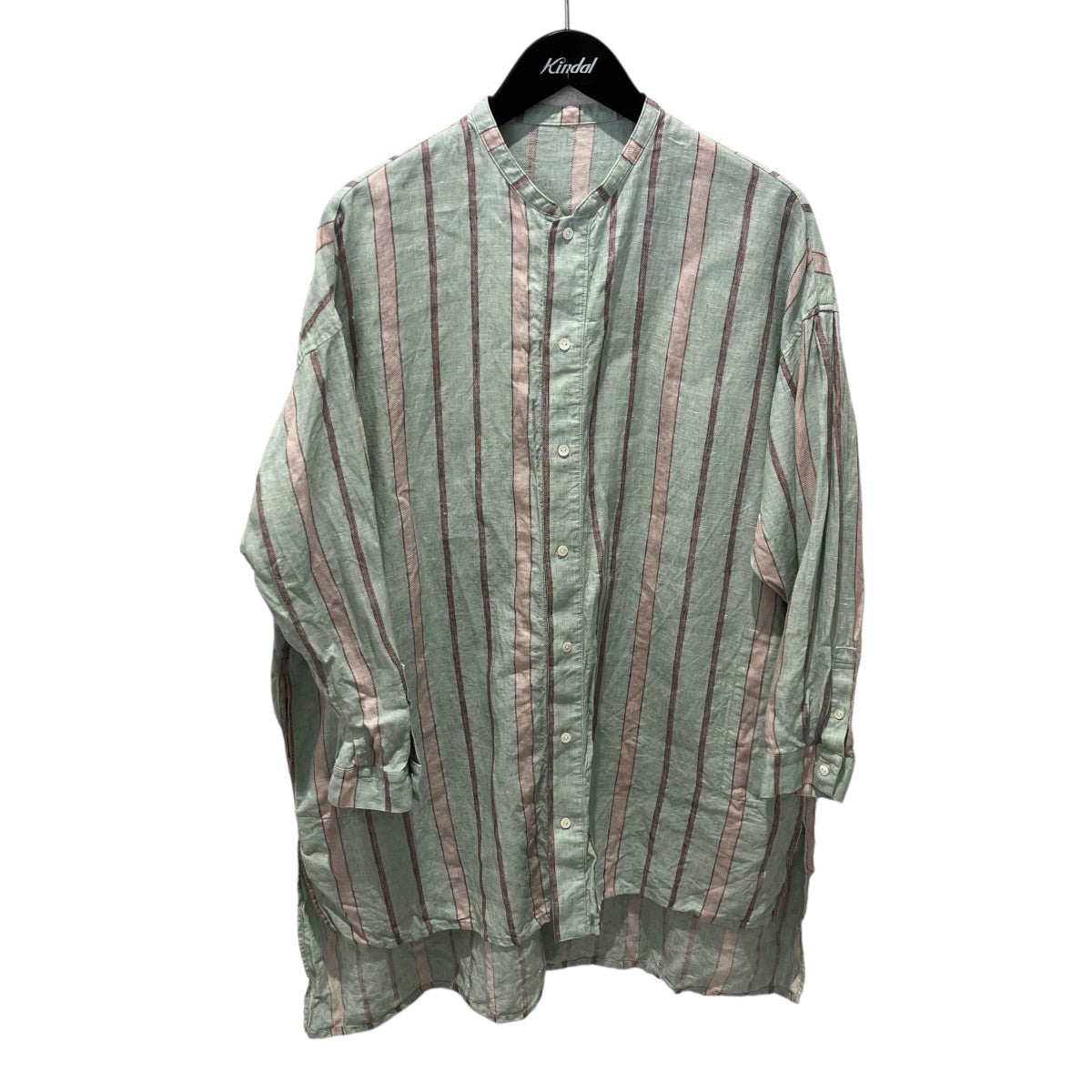 nest Robe リネンマルチストライプ シャツストライプシャツ01231-1012 古着・中古-1枚目のアイテム画像