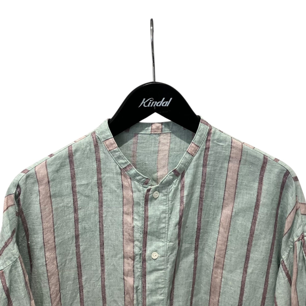 nest Robe リネンマルチストライプ シャツストライプシャツ01231-1012 古着・中古-3枚目のアイテム画像