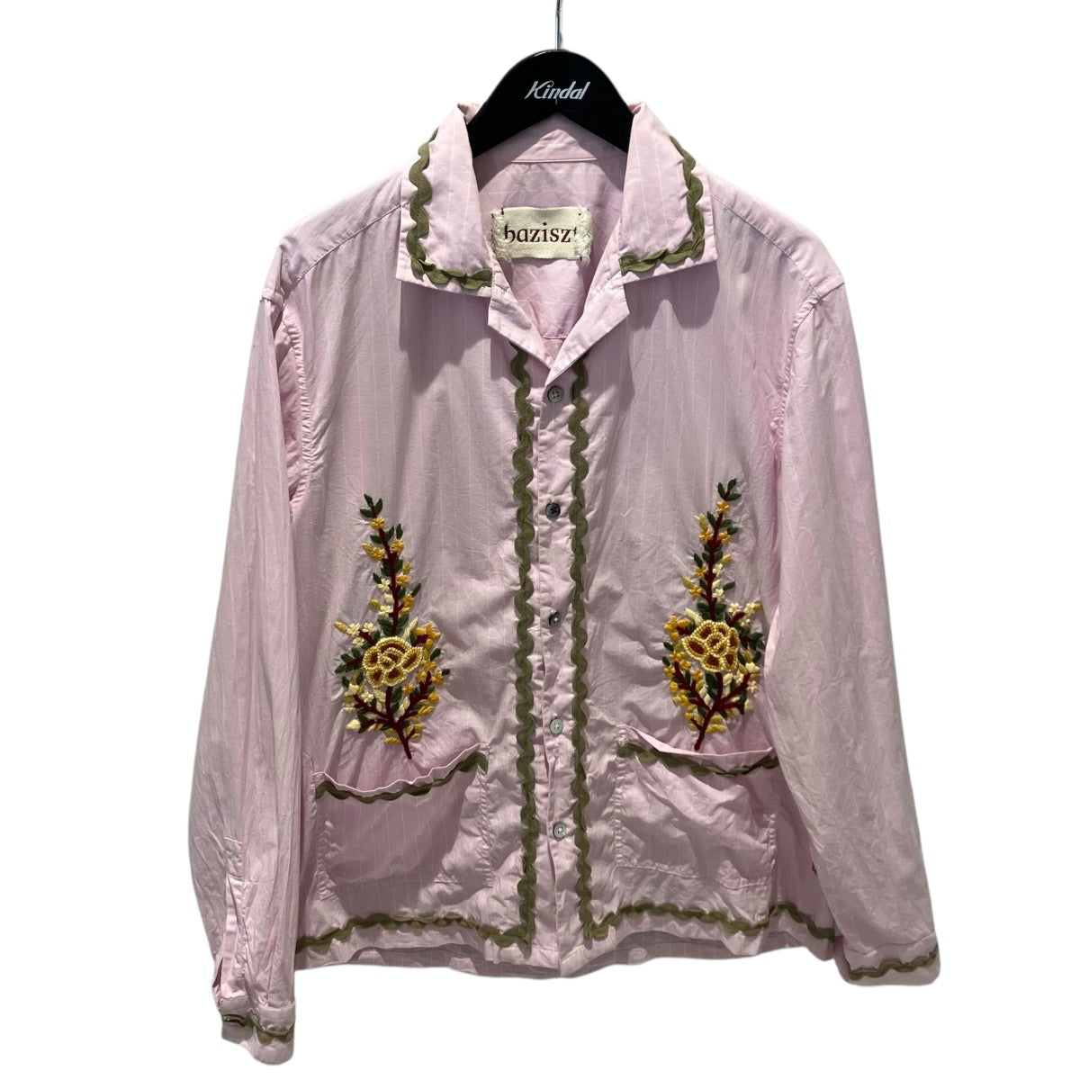 BAZISZT 24SSZAHR SHIRTストライプシャツBAZISZT24SS-1 古着・中古-1枚目のアイテム画像