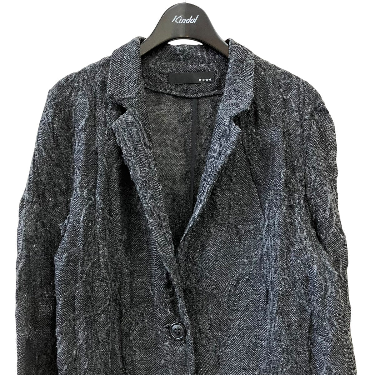 WOOL RAYON LONG COATコート