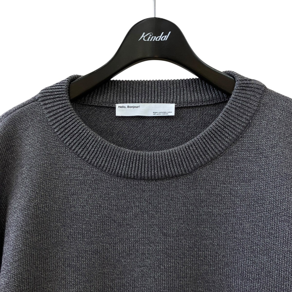 23AWRibbed Sweate長袖ニット22080560205430