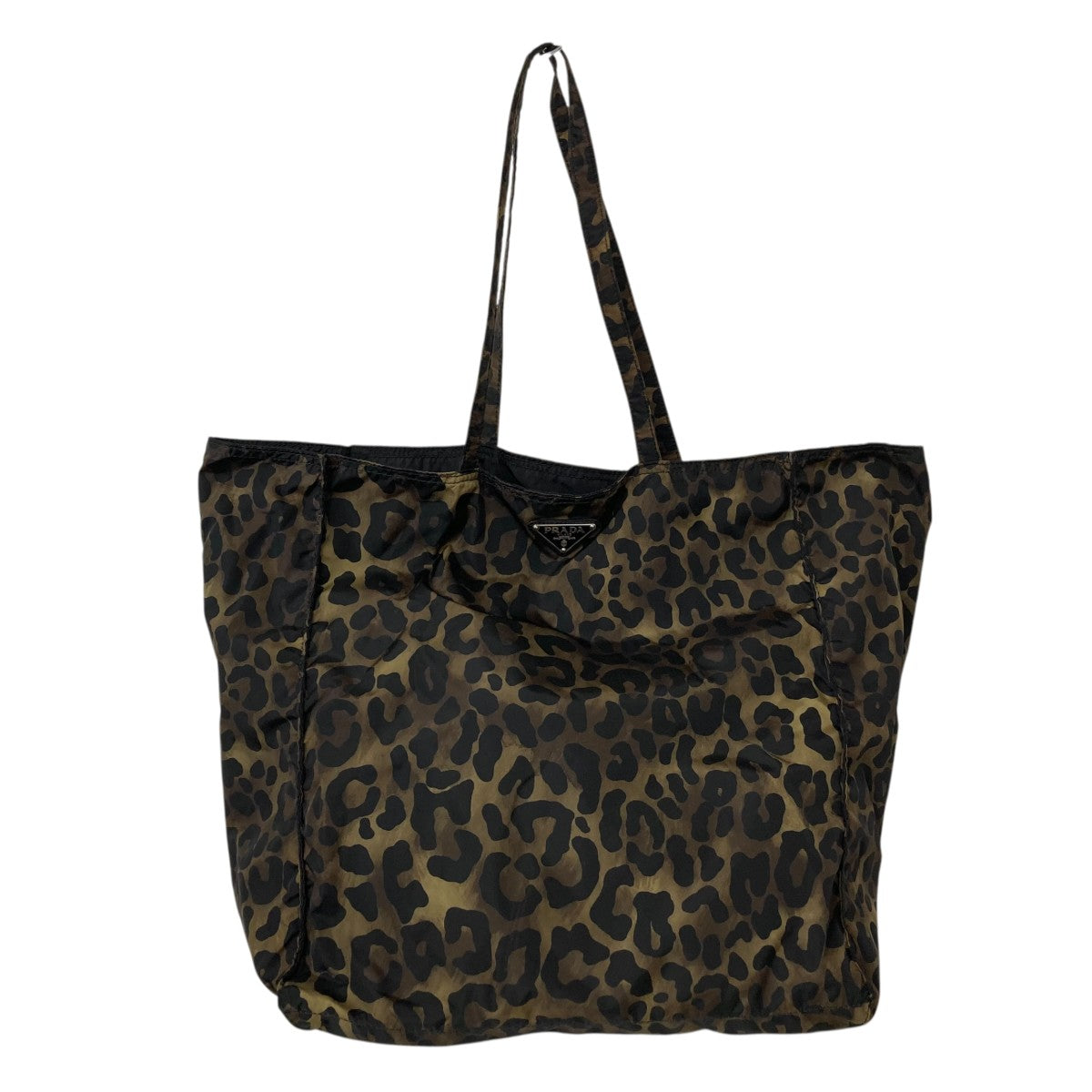 PRADA レオパードトートバッグB4626X 古着・中古-1枚目のアイテム画像