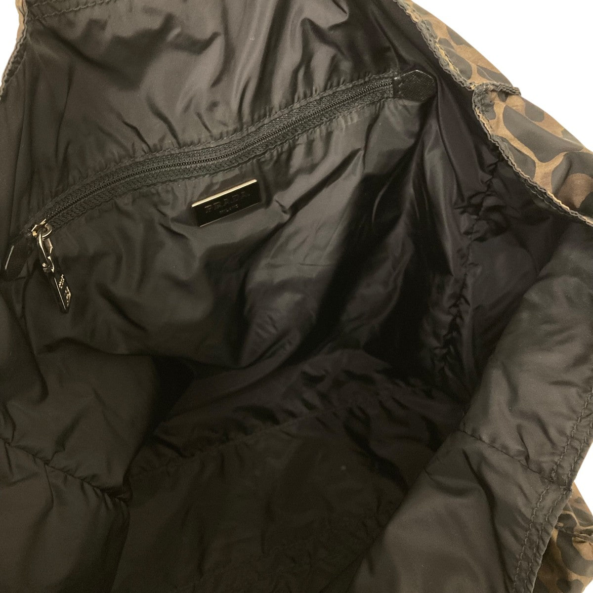 PRADA レオパードトートバッグB4626X 古着・中古-4枚目のアイテム画像