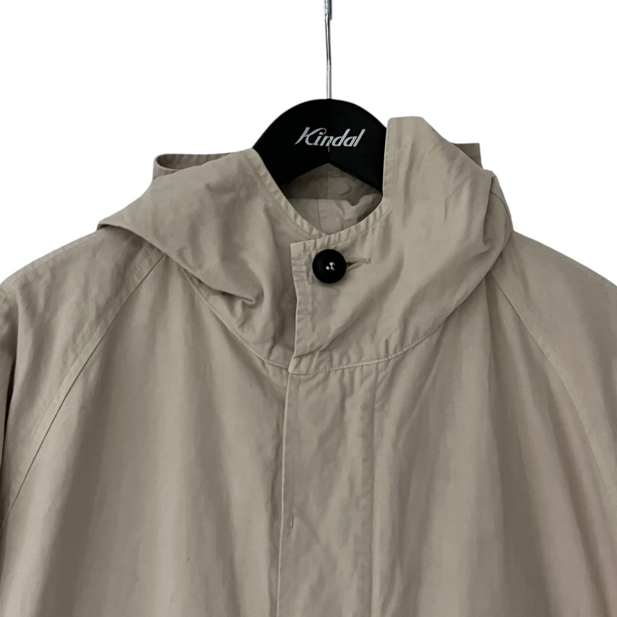 LIGHT WEIGHT COTTON OVERDYE HOODED COATフーデッドコート