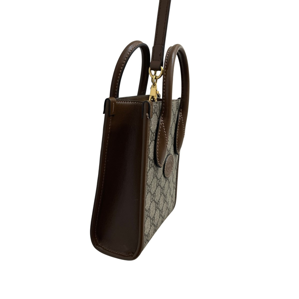 GUCCI インターロッキングGミニトートGGスプリームトートバッグ671623 古着・中古-2枚目のアイテム画像