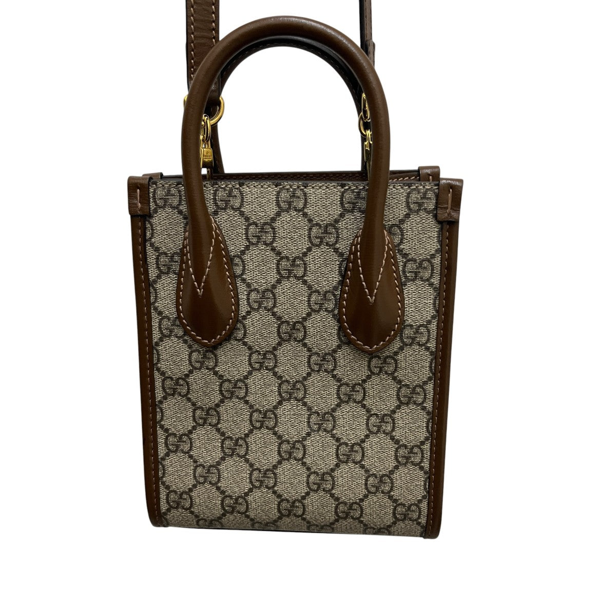 GUCCI インターロッキングGミニトートGGスプリームトートバッグ671623 古着・中古-3枚目のアイテム画像
