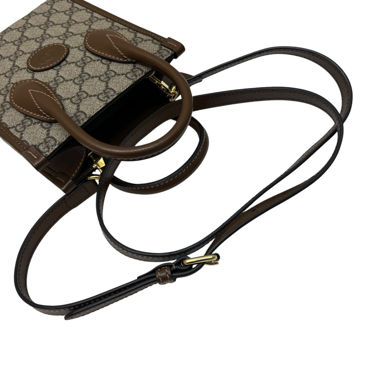 GUCCI インターロッキングGミニトートGGスプリームトートバッグ671623 古着・中古-6枚目のアイテム画像