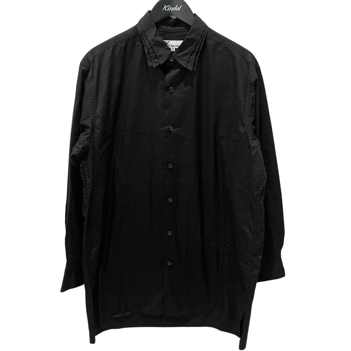 Y’S for men 26SSBROAD SHIRT WITH TRIPLE COLLAR長袖シャツMA-B01-001 古着・中古-1枚目のアイテム画像