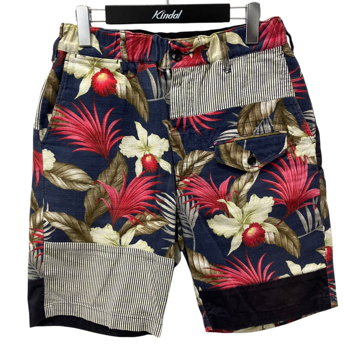 Engineered Garments 19SSHawaian Floral グルカショーツショートパンツ 古着・中古-1枚目のアイテム画像