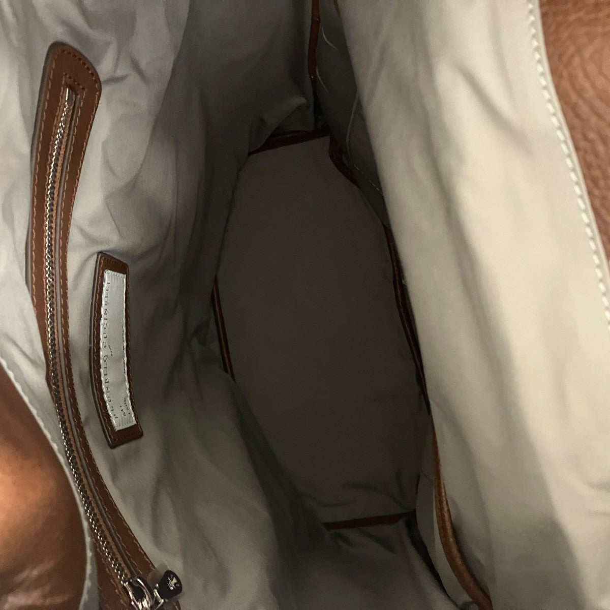 BRUNELLO CUCINELLI カーフスキンレジャーバックパック 古着・中古-5枚目のアイテム画像