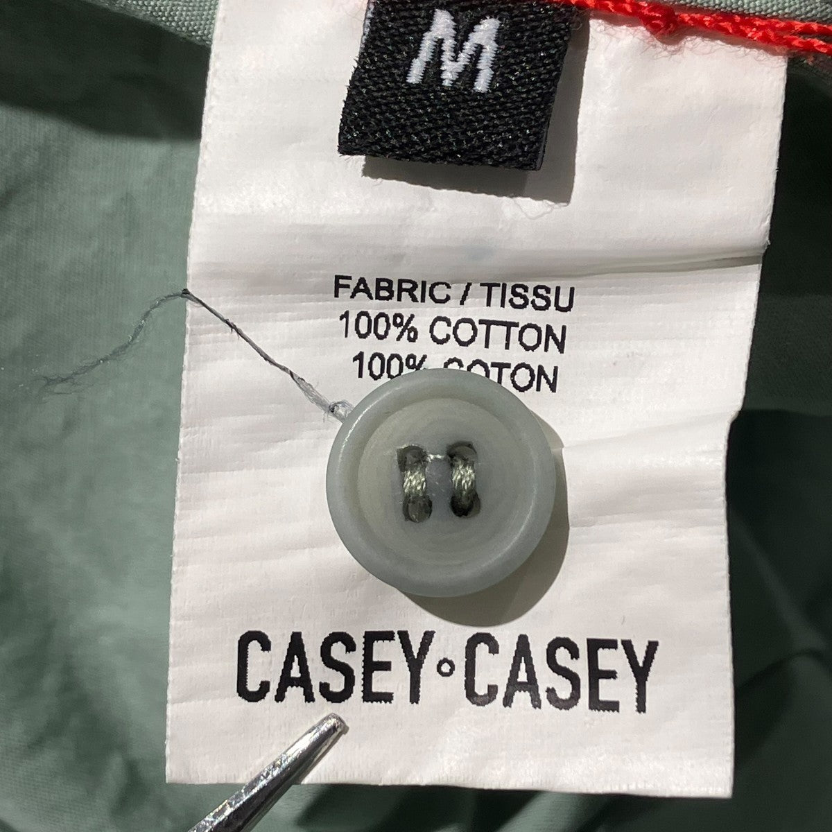 CASEY CASEY BIG RACCOURCIE SHIRT長袖シャツ19HC264 古着・中古-7枚目のアイテム画像