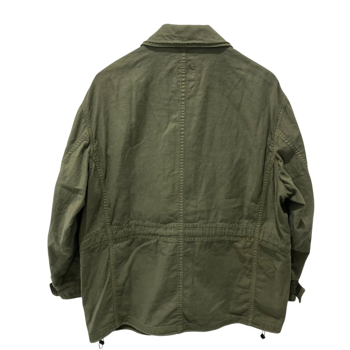 sage de cret×pas de calais 24SSコットンリネンバックサテンミリタリージャケットミリタリージャケット3236-460 古着・中古-2枚目のアイテム画像