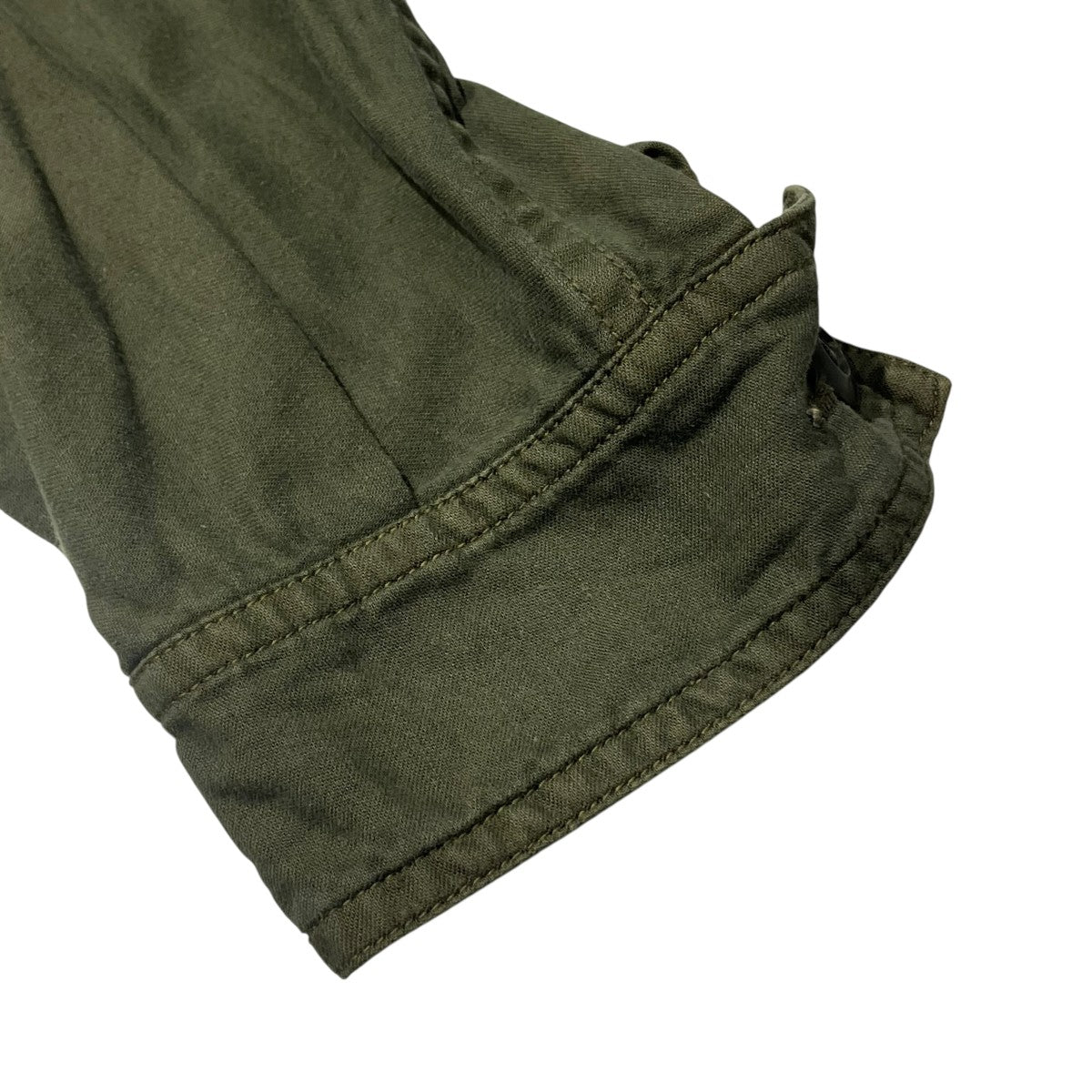 sage de cret×pas de calais 24SSコットンリネンバックサテンミリタリージャケットミリタリージャケット3236-460 古着・中古-4枚目のアイテム画像