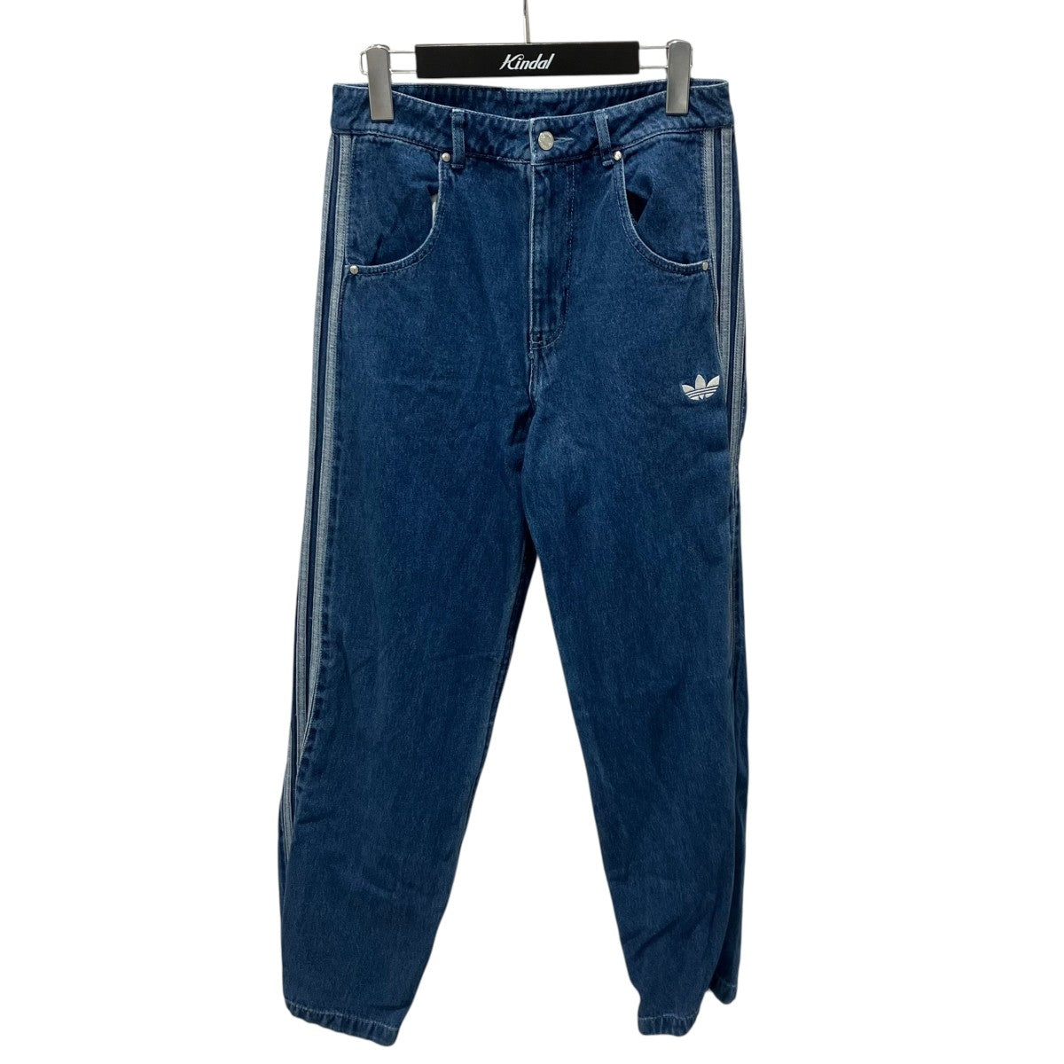 adidas アディカラー デニム ファイヤーバードパンツデニムパンツJC6234 古着・中古-1枚目のアイテム画像
